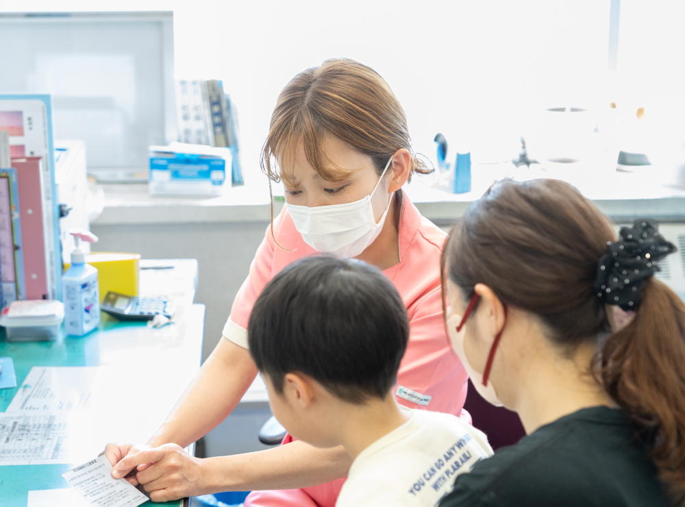患者さんに寄り添うスタッフ